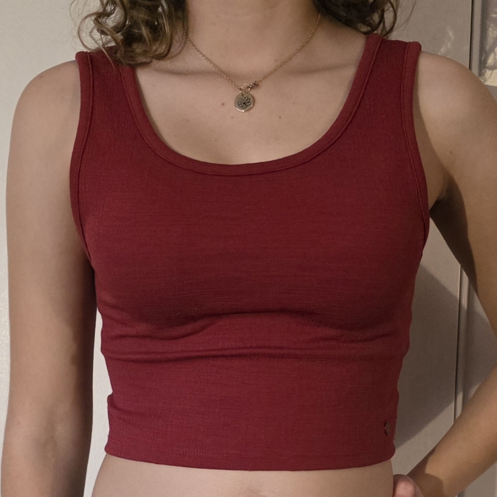 ROXY Good Keepsake Crop Top Sz M